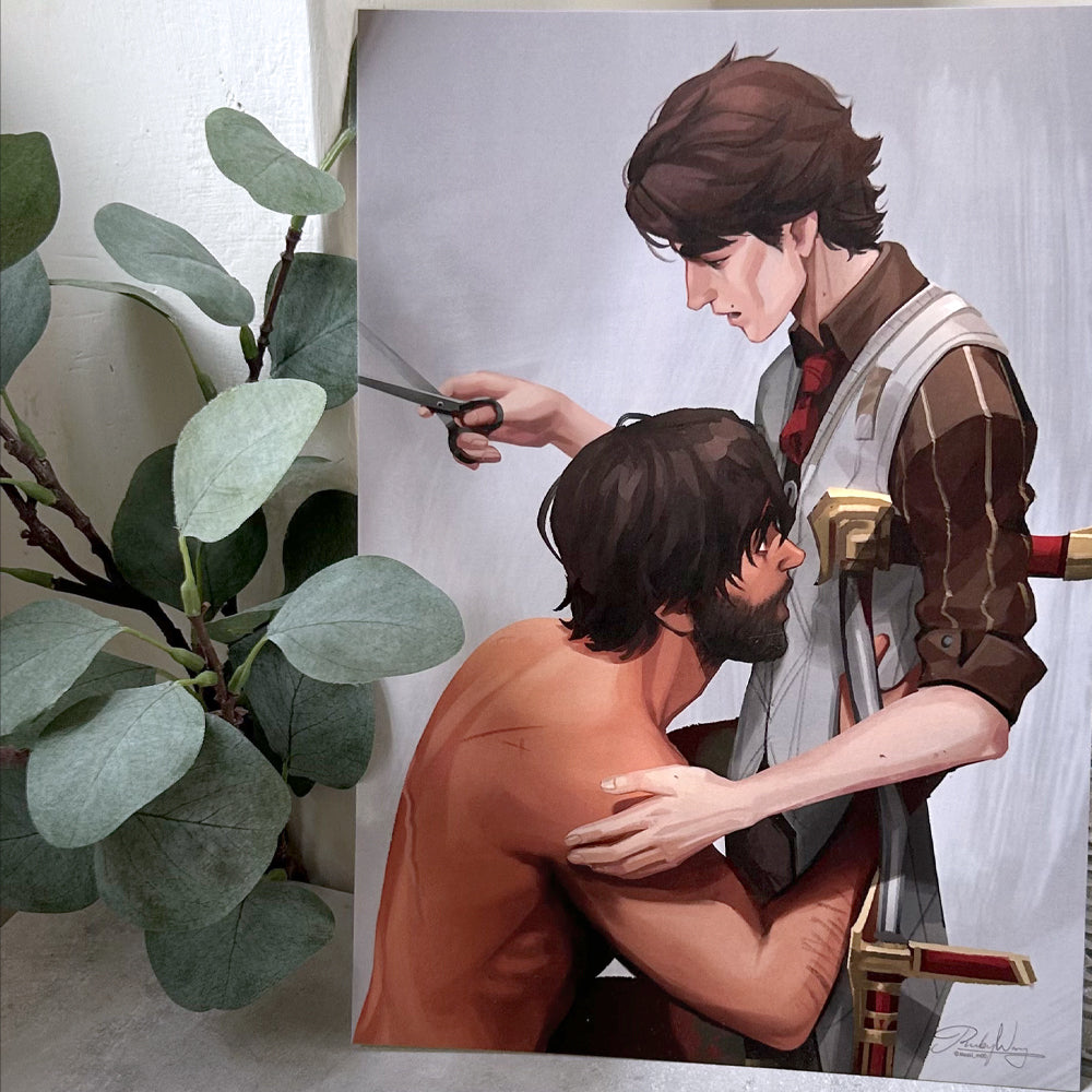Arcane Jayvik - Trimming  - A5/A4/A3 Art Print