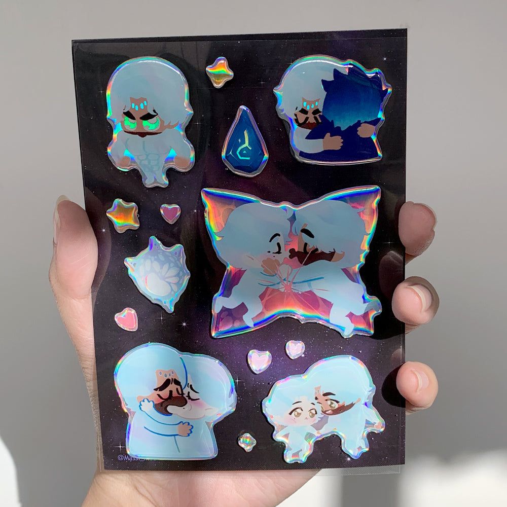 Arcane Jayvik - 3D Gel Holographic Sticker