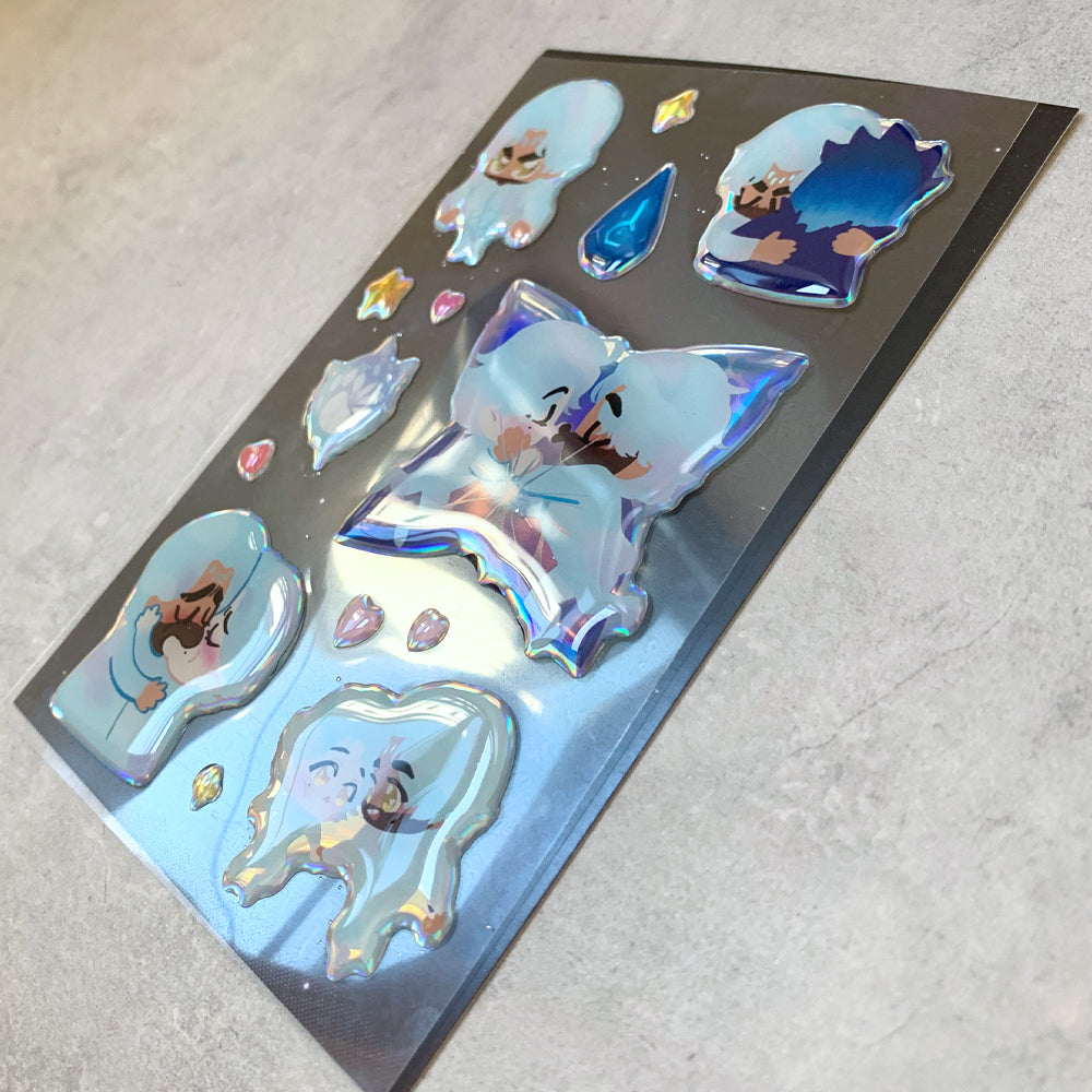 Arcane Jayvik - 3D Gel Holographic Sticker