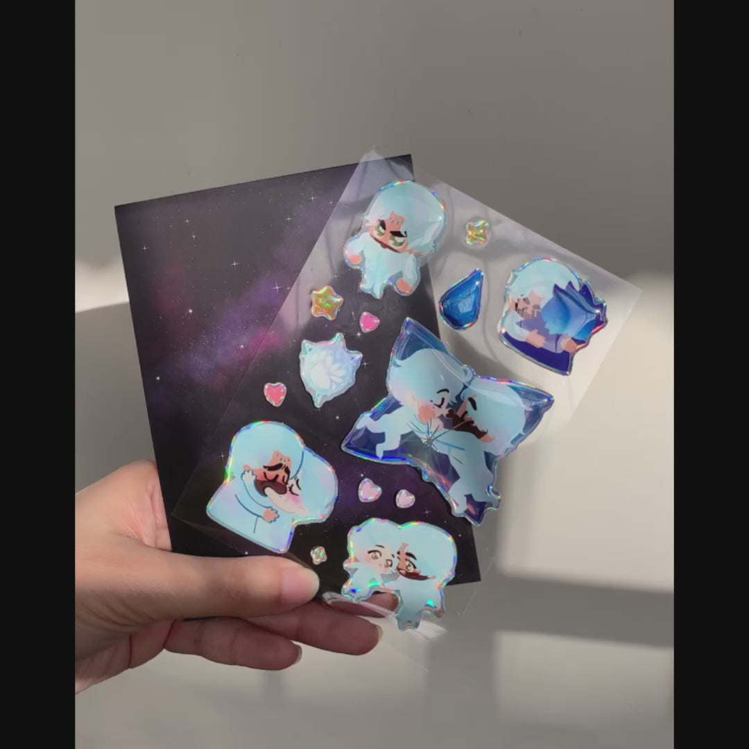 Arcane Jayvik - 3D Gel Holographic Sticker